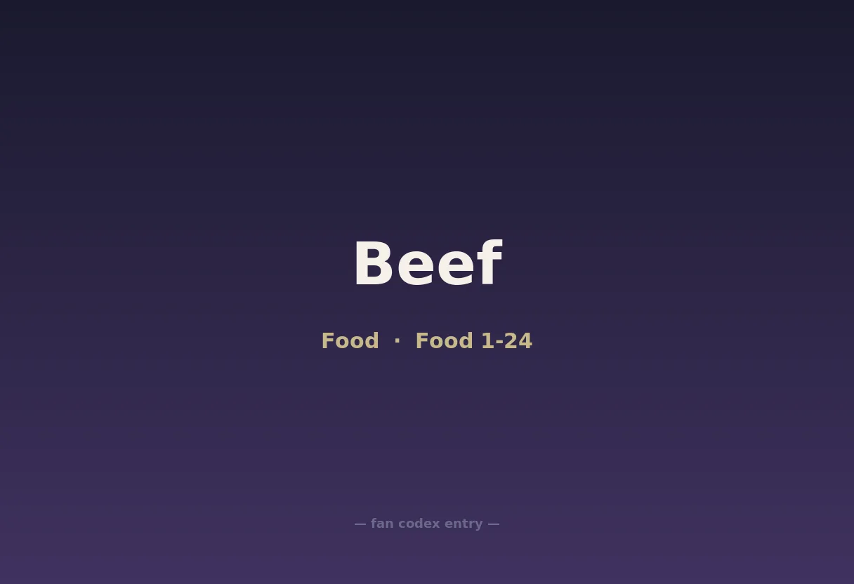 Beef