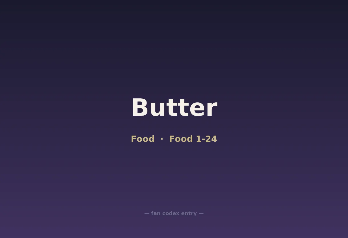 Butter