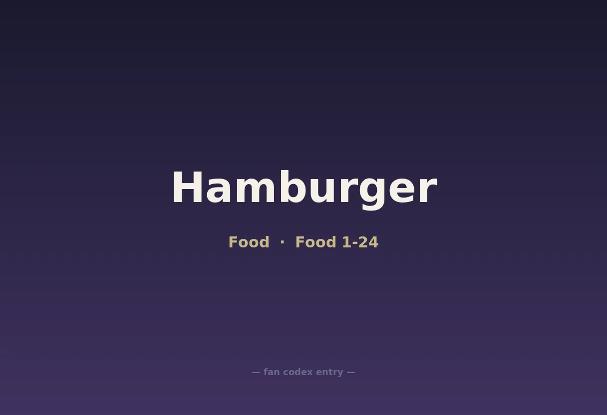 Hamburger