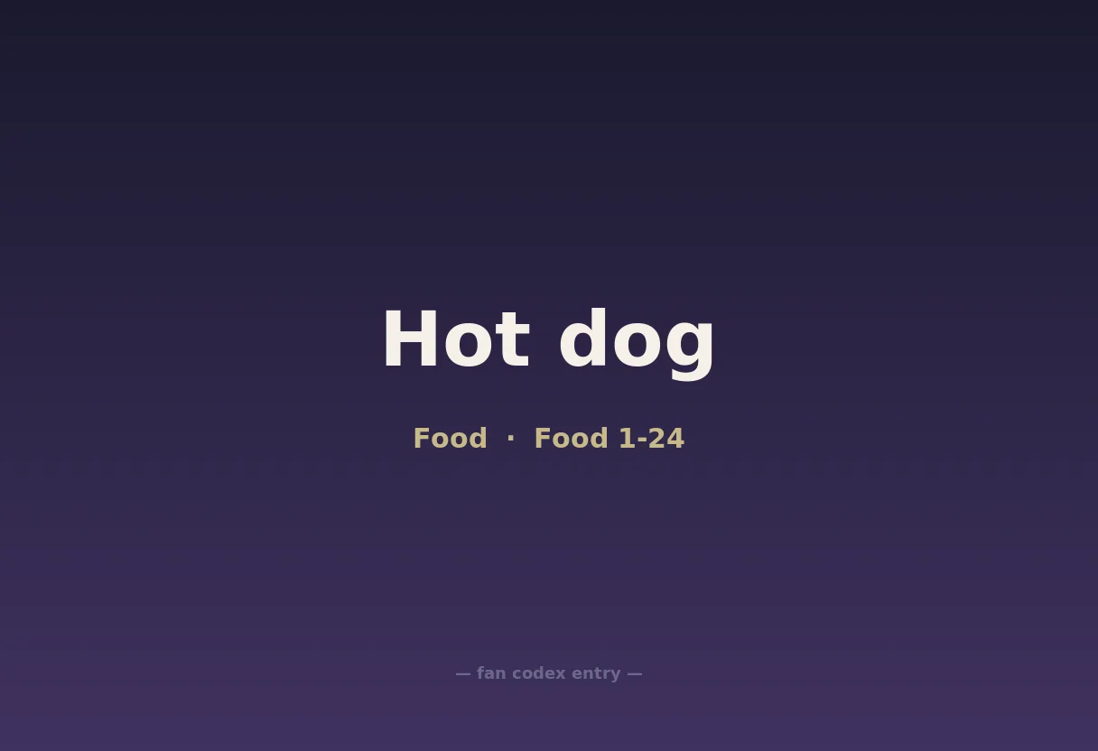 Hot dog