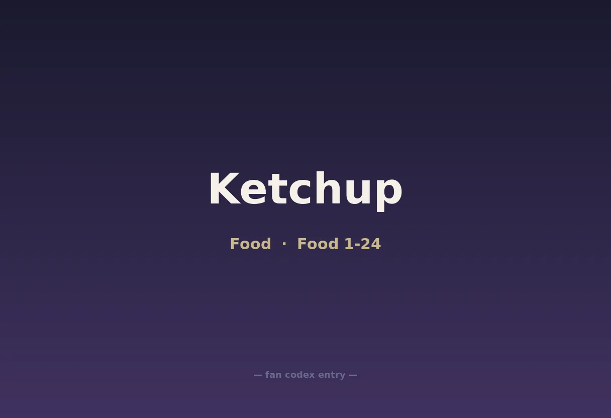 Ketchup