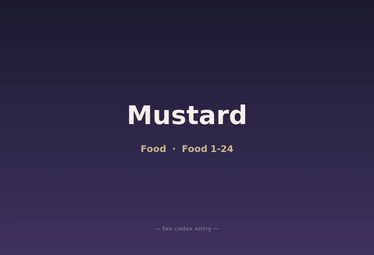 Mustard