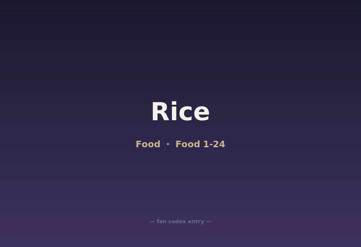 Rice