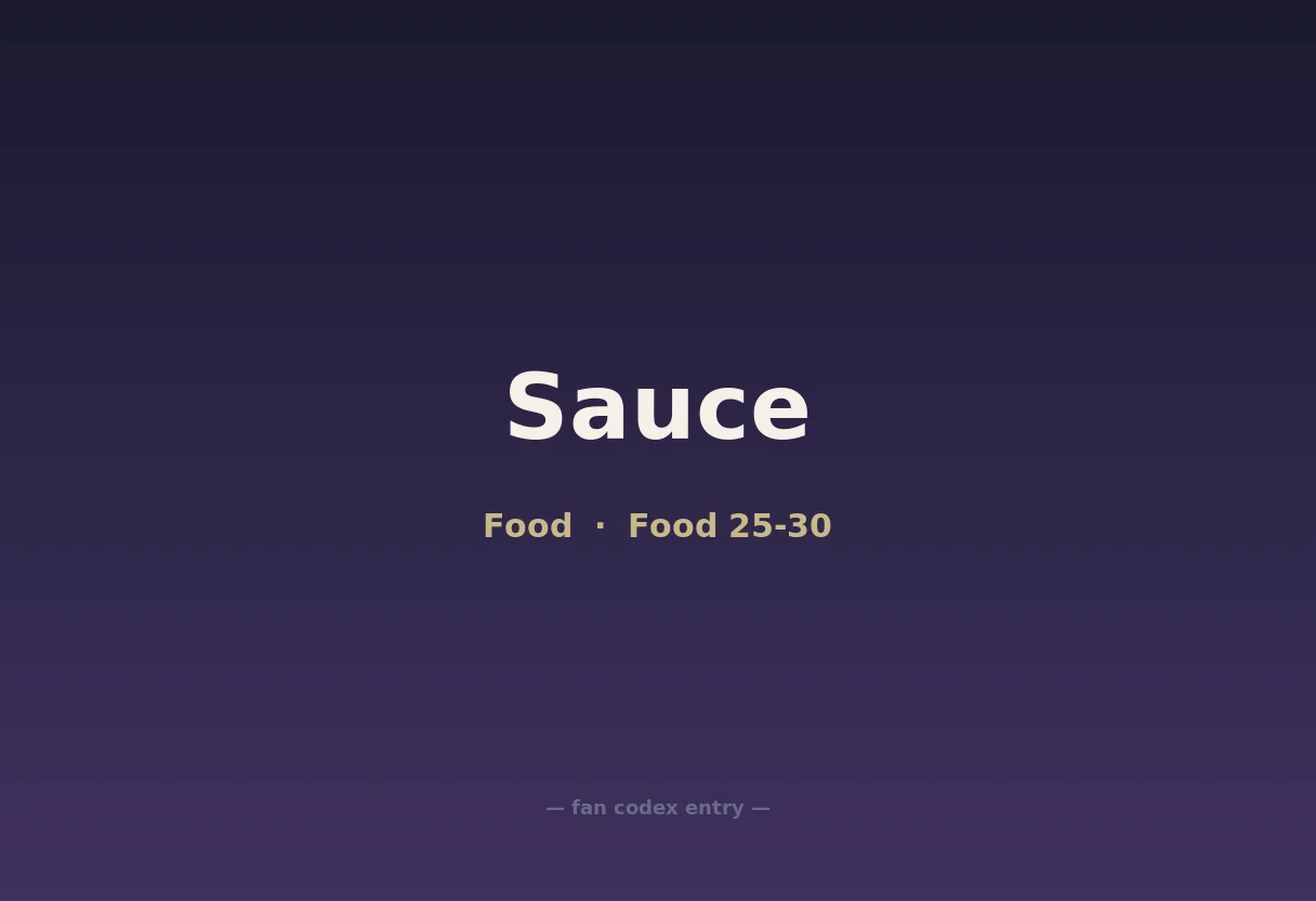 Sauce