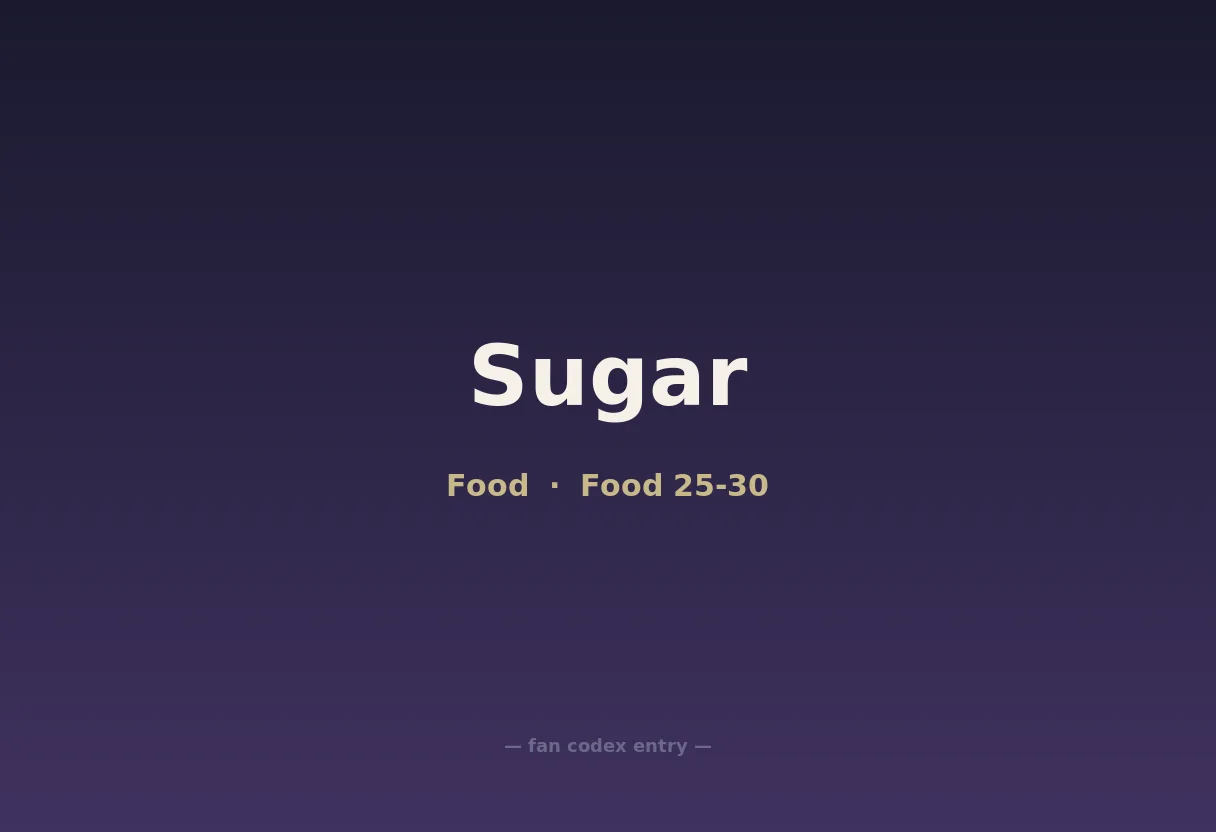 Sugar
